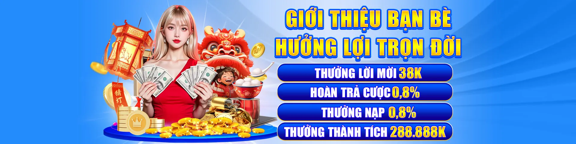 Hoàn trả hàng ngày không giới hạn anhem888 App